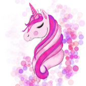Assiette de fête Licorne