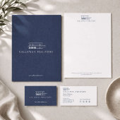 Carte De Visite Logo Logo II Immobilier moderne unique