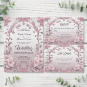 Assiettes En Carton Plaque de papier rose unique (Personnalisez la collection de ce créateur indépendant.)