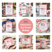 All American 1st Birthday Invitation