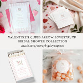Serviette En Papier Cupid Arrow Lovestruck Valentine's Bridal Shower