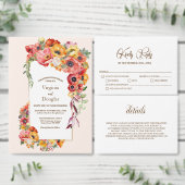 Numéro De Table Mariage de pavots colorés (Personnalisez la collection de ce créateur indépendant.)