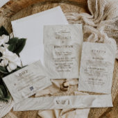 Invitations En Acrylique Mariage floral Art déco