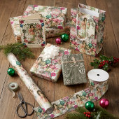 Papier Mousseline Étincelle de Noël victorienne 