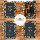 Invitation Tapisserie victorienne William Morris Floral Maria