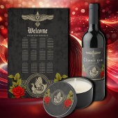 Poster Charme mystique viking avec des noeuds celtiques é