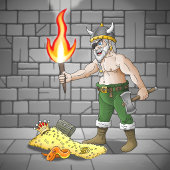 VIKING'S SCHATZSUCHE CADEAULABEL