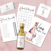 Serviette En Papier Aquarelle Vine rose Avant Vows Fête des mariées