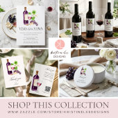 Invitation Vino Before Vows Bachelorette Party Wine