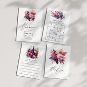 Vino Before Vows Invitation Florale pour Enterreme