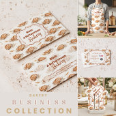 Sticker Rond Blush Artisan Bread Bakery Business