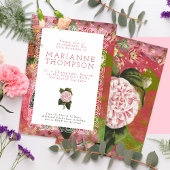 Mooie botanische print Camellia bloem