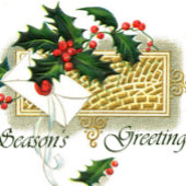 Ruban Gros-grain Noël Joyeuses Fêtes