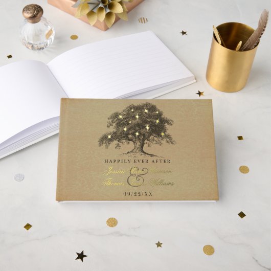 Collection Vintage de Mariages d'Old Oak Tree (Recto ouvert)