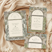Save The Date mariage vintage Garden Arch