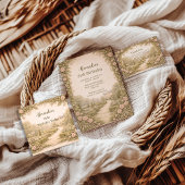 Invitation Vintage Garden Countryside Birthday