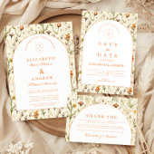 Invitation Vintage Garden Floral Wedding