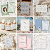 Invitation Mariée dans l'Amour Rose Finition Dentelle Code QR