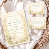 Invitation Vintage Lamb Meadow Arch Baby Shower