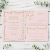 Invitation vintage Pink Paris Glam (Personnalisez la collection de ce créateur indépendant.)
