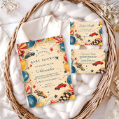 Invitation Vintage Race Car Baby Shower