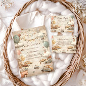 Invitation Vintage Racing Baby Shower