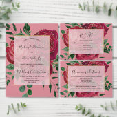 Élégant tableau de sièges Mariage de Roses rouges  (Personnalisez la collection de ce créateur indépendant.)