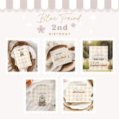 trein 2e verjaardag bedankkaart