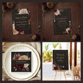 Invitation Vintage Witchy Floral Save the Date