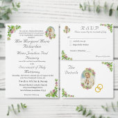 Vierge Marie Faire-part de mariage catholique (Personnalisez la collection de ce créateur indépendant.)