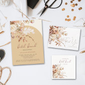 Serviette En Papier Élégante Baby Shower Fleurie Rose Chaud