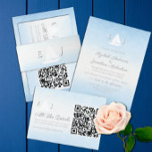 Cartons Réponse Water Meets Sky Watercolor Wedding