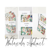 Carte De Visite Carré Aquarelle Triangle Artiste personnalisé Code QR