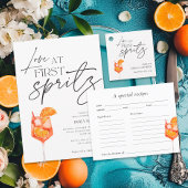 Serviette En Papier Amour à la Fête des mariées First Spritz