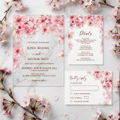 Transparent Watercolor Cherry Blossom