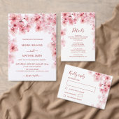 Ballotins Watercolor Cherry Blossom Pink White Wedding (Personnalisez la collection de ce créateur indépendant. )