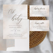 Waterverf op Cloud 9 Display Douche Informatiekaartje