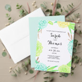 Cartes de remerciement Fleurs Aquarelle d'Été (Personnalisez la collection de ce créateur indépendant. Test)