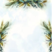 Menu Mariage élégant verdure