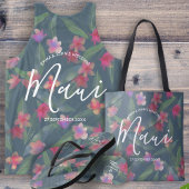 Invitation Aquarelle Hibiscus Maui Mariage