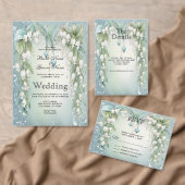 Invitation Fiançailles au muguet en aquarelle (Personnalisez la collection de ce créateur indépendant. )