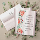 Numéro De Table Numéro de la table de fleurs de tourbe d'aquarelle (Personnalisez la collection de ce créateur indépendant. Test)