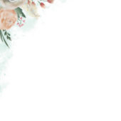 Save The Date Roses d'aquarelle peinte à la main Enregistrer la