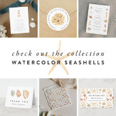 Carnet Coquillages aquarelles