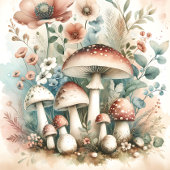 Invitation Tout En Un Mariage vintage Cottage Aquarelle