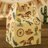 Ruban En Satin Aquarelle Western Kid Art Tan