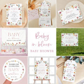 Wilde bloemen Floral Baby Brunch