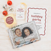 Sticker Rond Joyeuses fêtes | Script de lecture rétro