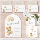 Cartes de prières pour bébé avec ballons en forme 