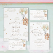 Poster Nous pouvons attendre un Baby shower d'accueil neu